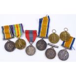8 First War Service medals