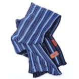 Missoni Italy, blue / black long scarf, new with t