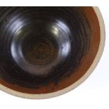 David Leach Lowerdown Pottery bowl, tenmoku glaze