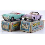 2 Spot-on Tri-ang die cast models, Sunbeam Alpine