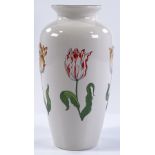 A Tiffany & Co tulip design ceramic vase, height 2