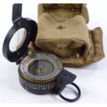 A Second War Period Military Mark III compass, dat