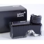 A boxed bottle of Mont Blanc black ink