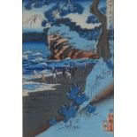 Hiroshige, colour woodblock print from 36 views of