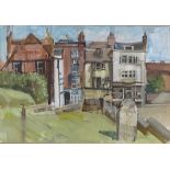 Samuel Dodwell, watercolour, Hastings buildings, s