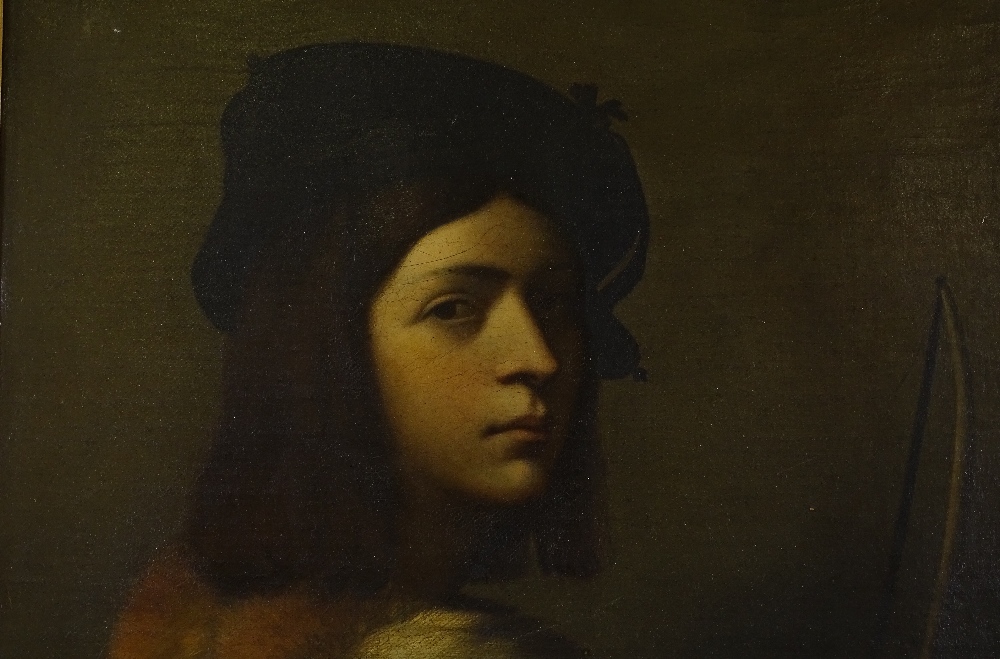 A 19th century oil on canvas after Raphael, portra - Image 3 of 5