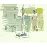 David Gregson (1934-2002), watercolour, City Monum