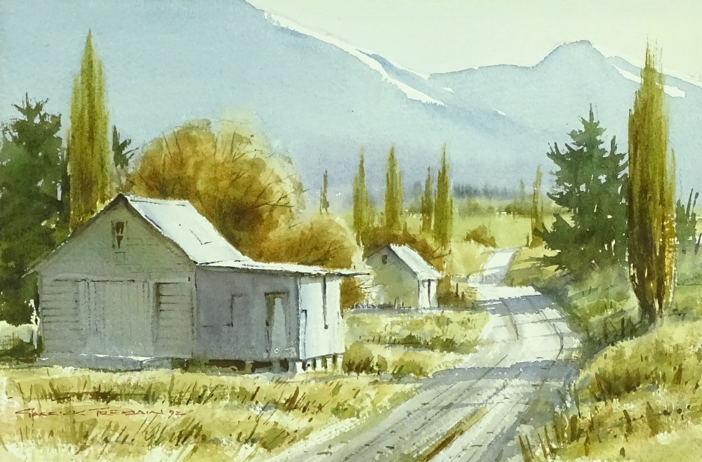 Garrick Tremain (born 1941), watercolour, The Back