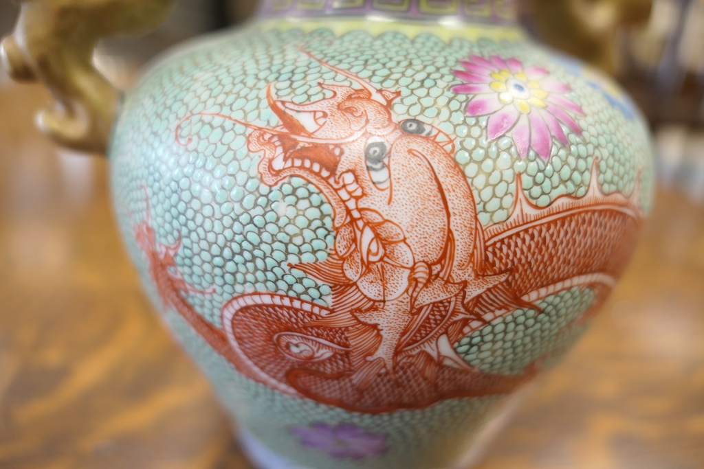 Quality Chinese Republic double gourd vase, - Image 5 of 10