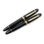 Two Mont Blanc Meisterstuck 149 fountain pens,