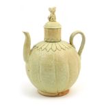 Yue ware teapot and cover, probably Korean or Chinese Northern Dynasties,