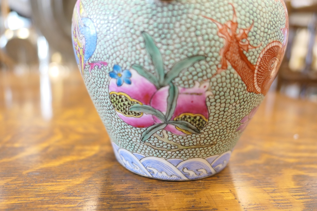 Quality Chinese Republic double gourd vase, - Image 4 of 10