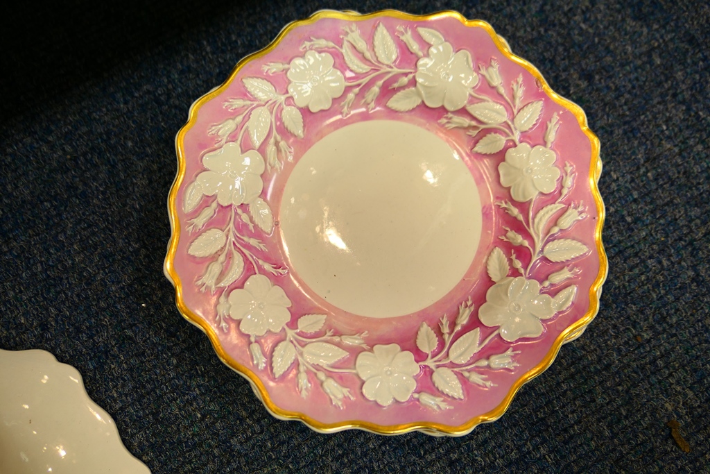 Staffordshire pearlware dessert service, circa 1820, - Image 11 of 11