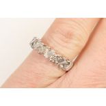 Boodle & Dunthorne diamond half eternity ring,