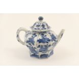 Chinese blue and white miniature teapot, Kangxi (1662-1722),