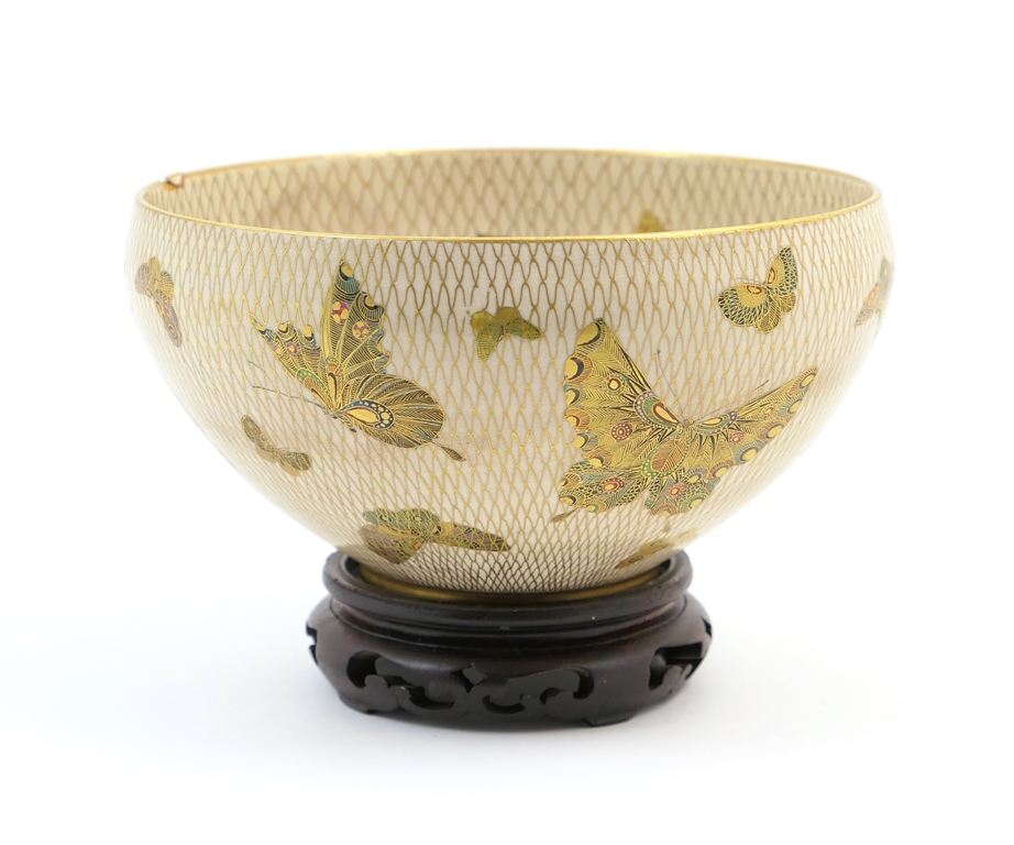 Japanese Satsuma bowl, Meiji (1868-1912),