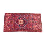 Hamadan woollen rug,