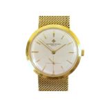 Vacheron Constantin gent's 18ct gold bracelet wristwatch,