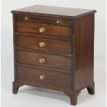 Regency mahogany bachelor's chest, circa 1820,