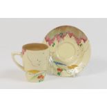 Clarice Cliff Wilkinson cup and saucer,