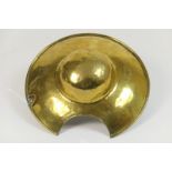 18th Century brass barber's bowl,