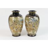 Pair of Japanese Satsuma vases, Meiji (1868-1912),