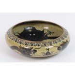Chinese cloisonne shallow bowl,