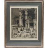 William Walcot (1874-1943), Anthony in Egypt, A visit to Cleopatra, drypoint etching,