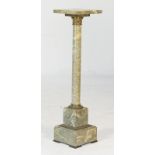French green marble and brass mounted torchere,