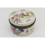 Carl Thieme, Potschappel, porcelain box, 19th Century,