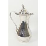 Victorian silver wine jug, by James and Josiah Williams, Exeter 1871,