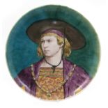 Theodore Deck (French) circular plaque,