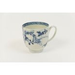 Pennington's (Liverpool) blue and white coffee cup, in the bird on a branch pattern, circa 1775,