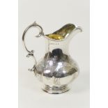 Victorian silver milk jug, maker H W & CO.