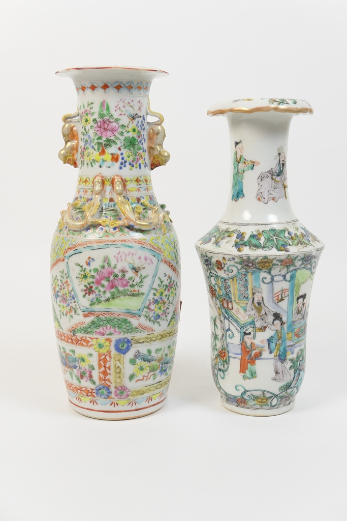 Cantonese famille rose vase,