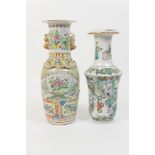 Cantonese famille rose vase,