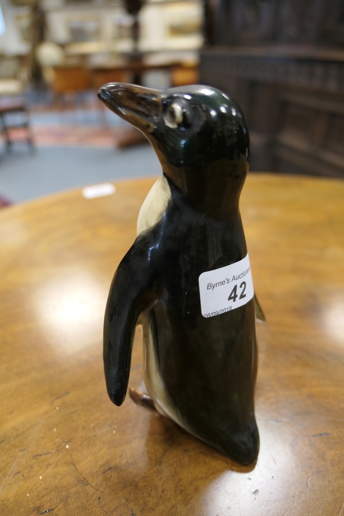 Rare Royal Doulton china model of a penguin, HN882, decorated in naturalistic colours, - Image 2 of 5