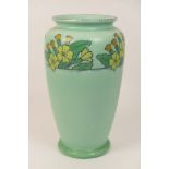 Charlotte Rhead Primula vase by Crown Ducal,