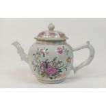Chinese famille rose teapot and cover, Qianlong (1736-95),