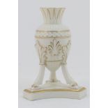 Belleek (First Period) porcelain ornamental urn, circa 1863-91,