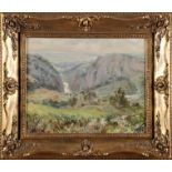 FALCÃO TRIGOSO - 1879-1956, A Landscape, oil on canvas, small restoration, signed and numbered No