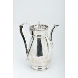 A Milk Jug, D. Maria I, Queen of Portugal (1777-1816), 833/1000 silver, part of the handle with
