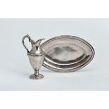 A Ewer and Basin - Miniature, D. Maria I, Queen of Portugal (1777-1816), 833/1000 silver,