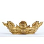 Coronet of Duke, carved and gilt wood, Portuguese, 19th C., restoration at one end, minor faults,