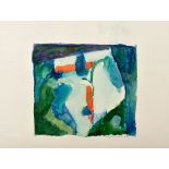 JORGE MARTINS - NASC. 1940, Untitled, watercolour on paper, signed and dated 1960, Dim. - 25 x 28