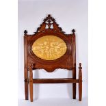 A Bed, D. Maria I, Queen of Portugal (1777-1816), carved Brazilian rosewood, backrest with