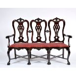 A Set of Settee, two armrests and four chairs, D. José I, King of Portugal (1750-1777), carved