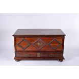 A Chest with Two Drawers, Brazilian mahogany and Brazilian rosewood, Bazilian rosewood ripple