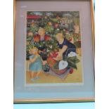 A signed Beryl Cook print, Garden Centre, 1991, limited edtion 369/850, signed in pencil on mount