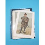 Vanity Fair, collection of prints including proofs, subjects comprising military, musical, legal,